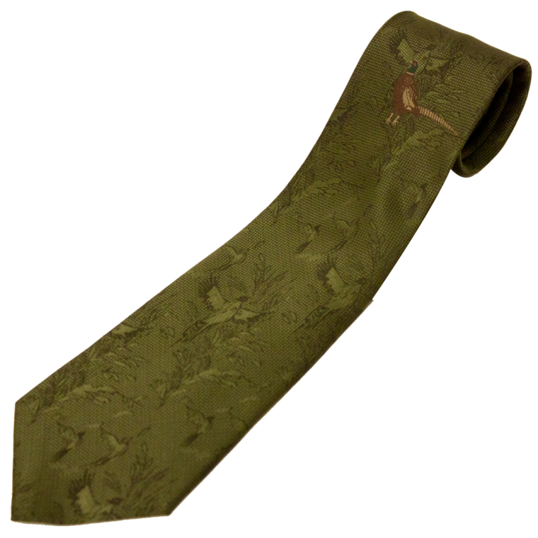 760 Phesant Silhouette Tie