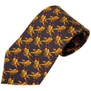 Multi Pheasant Tie Navy 300