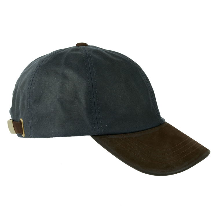 760 Heather Hamilton navy wax Baseball cap