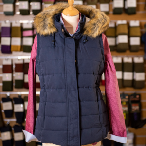 Hunter Outdoor Ladies Fur Trim Gilet 300